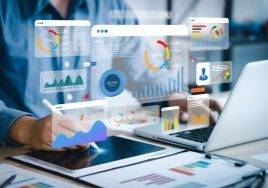 An analyst uses a computer and dashboard for data business analysis and Data Management System with KPI and metrics connected to the database for technology finance, operations, sales, marketing 
👔
An analyst uses a computer and dashboard for data business analysis and Data Management System with KPI and metrics connected to the database for technology finance, operations, sales, marketing
